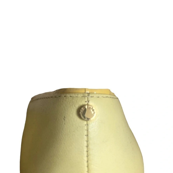 Ted Baker Y2k London mitilia butter yellow pumps / heels pointy toe - Picture 8 of 15